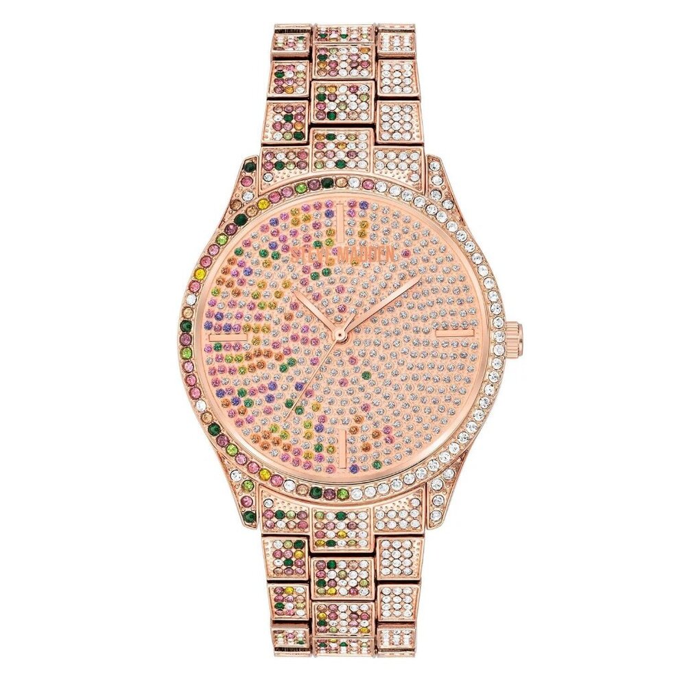 Steve Madden Rose Gold Multi Rainbow Watch - Sam’s Club Exclusive